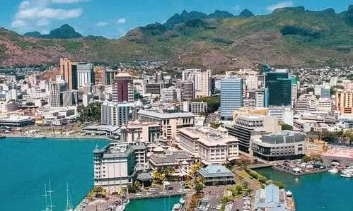 Port Louis vu du ciel